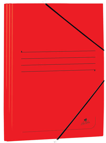 Mariola Cartellina in cartoncino patinato con alette formato folio 500 g/m² - Dimensioni 34x25x1 cm - Chiusura con elastico - Colore rosso Mariola Cartellina in cartoncino patinato con alette formato folio 500 g/m² - Dimensioni 34x25x1 cm - Chiusura con elastico - Colore rosso