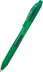 Pentel EnerGel X Confezione da 4 penne a sfera retrattili con inchiostro gel - Punta 0,7 mm - Tratto 0,35 mm - Ricaricabili - Impugnatura antiscivolo - 50% di materiali riciclati - Colori assortiti - immagine 5