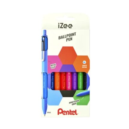 Pentel iZee Confezione da 8 penne a sfera retrattili - Punta 0