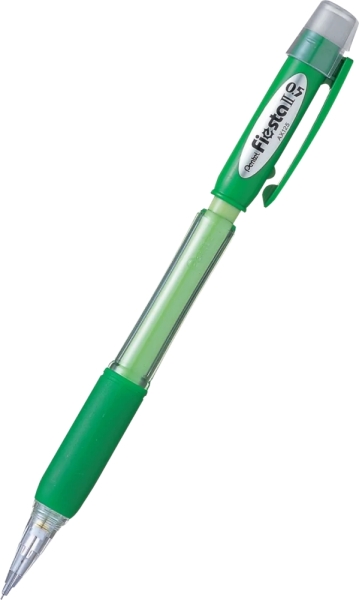 5 mm con gomma - Include 2 ricariche - Impugnatura in gomma - Design ergonomico - Colore verde