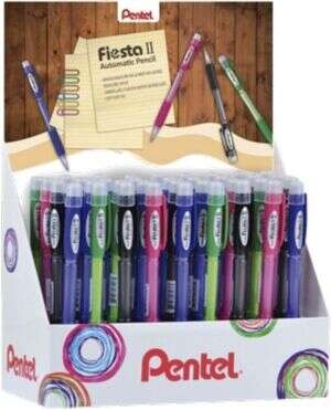 Pentel Fiesta II Espositore da 36 portamine HB 0