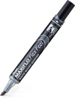 6 mm - Tratto da 1 a 5 mm - Dosaggio dell'inchiostro tramite pistone - Colore nero