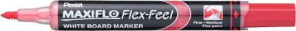 Pentel Maxiflo Flex-Feel Pennarello per lavagna bianca - Punta flessibile 4