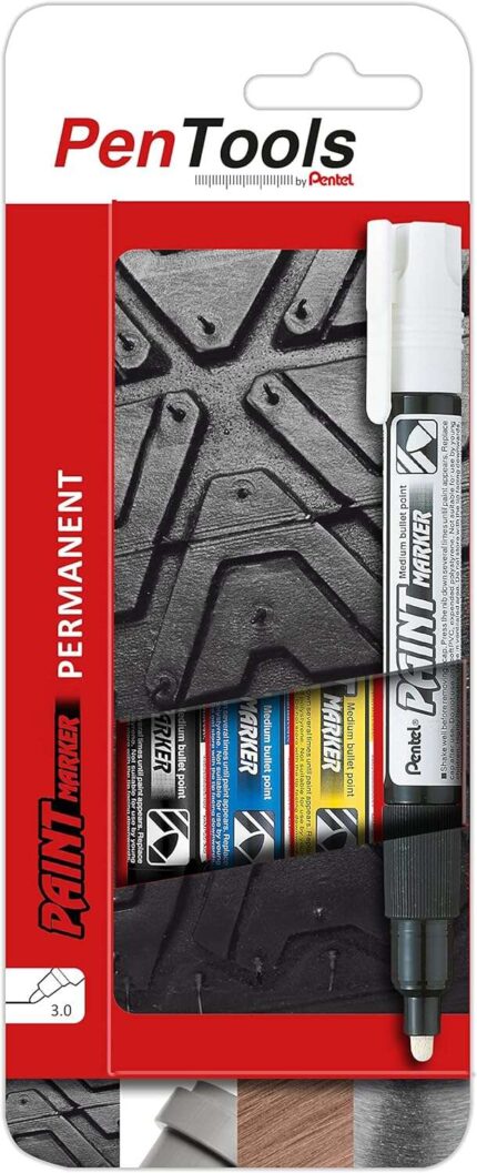 Pentel PenTools Confezione da 4 pennarelli indelebili Paint Marker - Punta conica 4