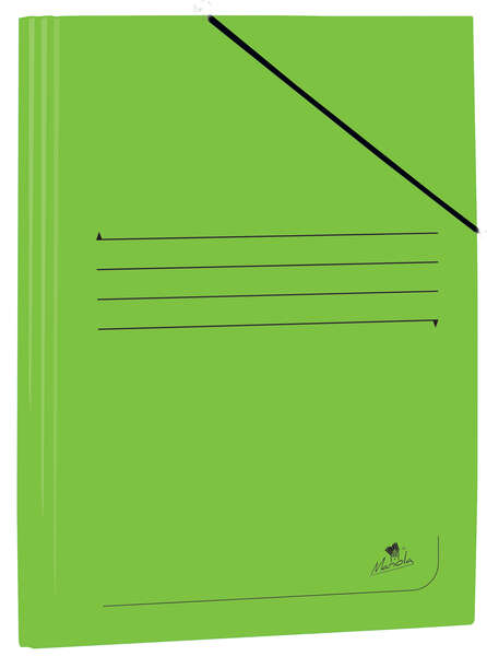 Mariola Cartellina in cartoncino plastificato Folio 500 g/m² - Dimensioni 34 x 25 cm - Chiusura con elastico - Colore verde Mariola Cartellina in cartoncino plastificato Folio 500 g/m² - Dimensioni 34 x 25 cm - Chiusura con elastico - Colore verde