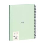 Milan Serie 1918 Quaderno a spirale Formato A4 Righe da 7 mm - 80 fogli da 95 g/m² - Microperforato, 4 fori - Colore verde - immagine 4