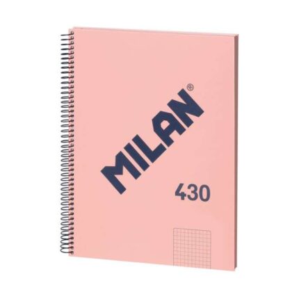 Milan Serie 1918 Quaderno a spirale Formato A4 Griglia 5x5 mm - 80 fogli da 95 g/m² - Microperforato