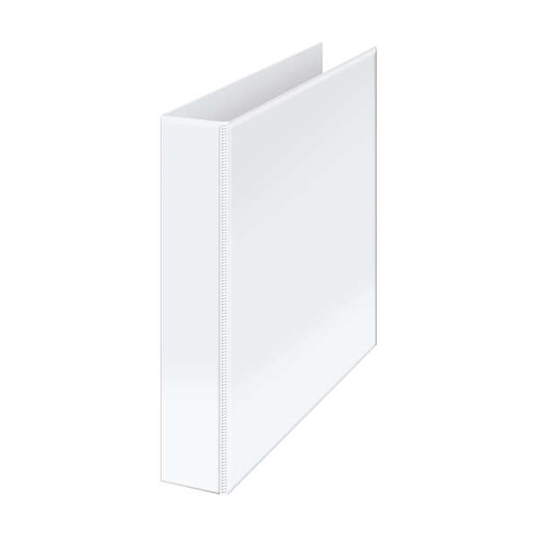 Raccoglitore Dohe Canguro Basic A4 - 2 anelli misti da 40 mm - Tasca sul dorso e sulla copertina - Cartone rivestito - Colore bianco