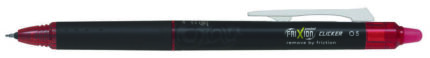 Pilot Frixion Point Clicker 0.5 - Penna a sfera retrattile con inchiostro termosensibile - Cancellabile - Punta fine 0