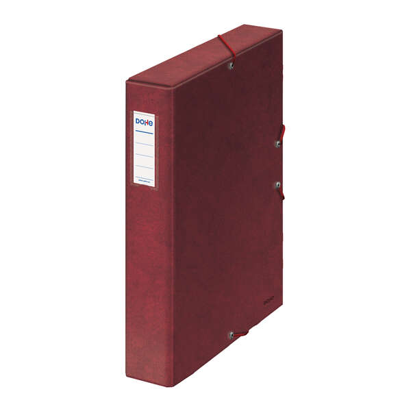 Dohe Scatola per progetti Lomo 5 cm - Cartone rivestito con carta stampata e plastificata - Chiusura con elastici - Colore: Rosso Dohe Scatola per progetti Lomo 5 cm - Cartone rivestito con carta stampata e plastificata - Chiusura con elastici - Colore: Rosso