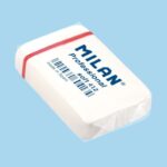 Milan Professional Soft 412 Gomma da cancellare rettangolare - a forma di briciola di pane - gomma sintetica - confezionate singolarmente - colore bianco