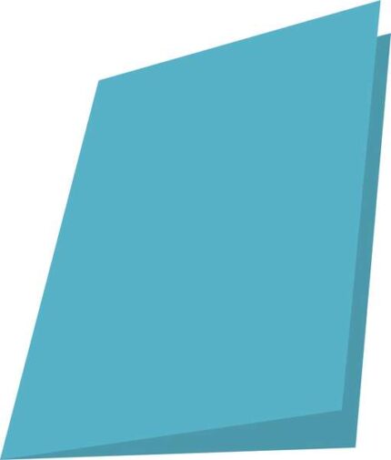 Mariola Confezione da 50 sottocartelle in cartoncino da 180 g - Formato Folio - Fessura per fastener - Colore blu