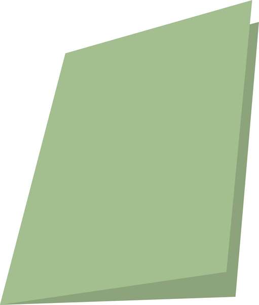 Mariola Confezione da 50 cartelline in cartoncino da 180 g - Formato A4 - Fessura per fastener - Colore verde