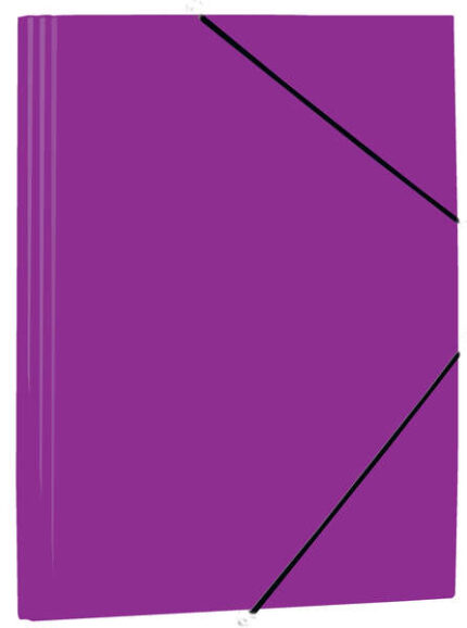 Mariola Cartellina in polipropilene con alette 450 micron - Formato Folio - Dimensioni 34x25 cm - Chiusura con elastico - Colore viola