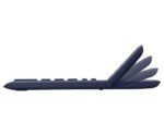 Casio JW-200SC Calcolatrice da tavolo a 12 cifre con inclinazione regolabile - Simboli di comando delle funzioni - Memoria totale generale e indipendente - Alimentazione solare e a batterie - Colore blu navy - immagine 3