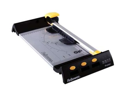Fellowes Taglierina a rullo per uso moderato - Lunghezza di taglio 380 mm - Capacità di taglio per 10 fogli (80 g) - Meccanismo di taglio con sistema di sicurezza