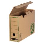 Scatola archivio Bankers Box formato A4 - Realizzata in cartone riciclato - Certificazione FSC - Compatibile con i contenitori Earth Series - immagine 2
