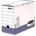Fellowes Bankers Box Confezione da 10 scatole per archiviazione formato A4+ Fastfold - Dimensioni interne 24