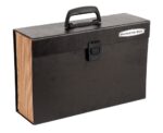 Bankers Box Valigetta archivio resistente - 19 scomparti per documenti - Chiusura di sicurezza a scatto - Struttura plastificata - Include foglio con etichette