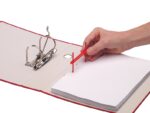 Bankers Box Confezione da 100 fermagli in plastica da 92 mm - Facilitatore per il trasferimento di documenti - Capacità fino a 500 fogli - immagine 4