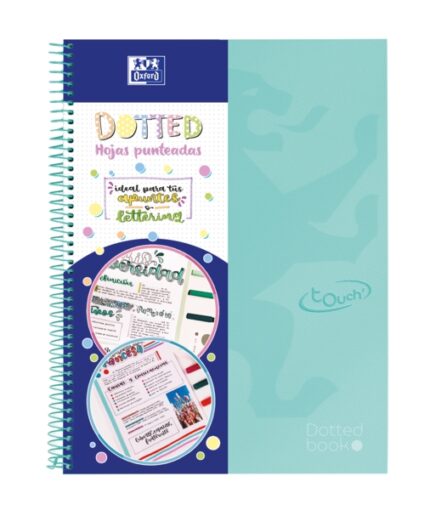 Oxford School Touch Europeanbook Dotbook A4+ - Copertina estraibile - Punti 5x5 - 80 fogli