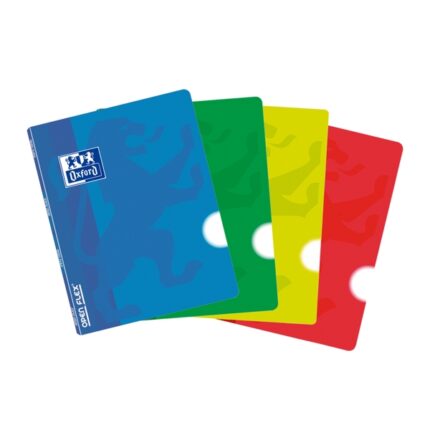 Oxford School Classic Openflex A5 - Copertina in plastica - Quaderno cucito - Liscio - 48 fogli - Colori assortiti
