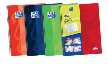Oxford School Classic Write&Erase A4+ Europeanbook - Copertina rigida - 1 riga 2M - 100 fogli - Colori assortiti
