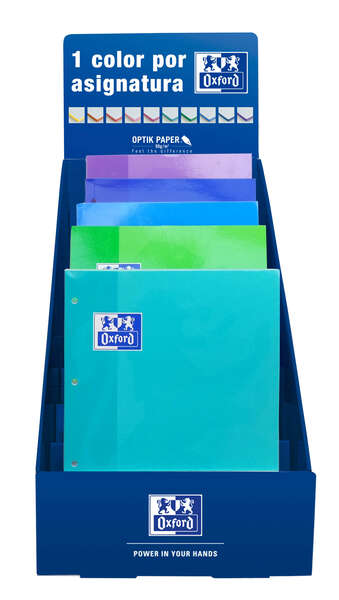 Ricarica Oxford School Color1 - Rilegata 5x5 - Colori freddi - Ideale per studenti