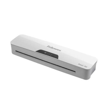 Fellowes Pixel A3 Plastificatrice - Riscaldamento in 3 minuti - Adatta per buste da 80 a 125 micron - Colore bianco/grigio