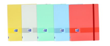 Oxford & You A4+ Cartellina con elastici a 3 alette - Copertina extra resistente - Dorso da 20 mm - Ideale per organizzare documenti - Colori assortiti