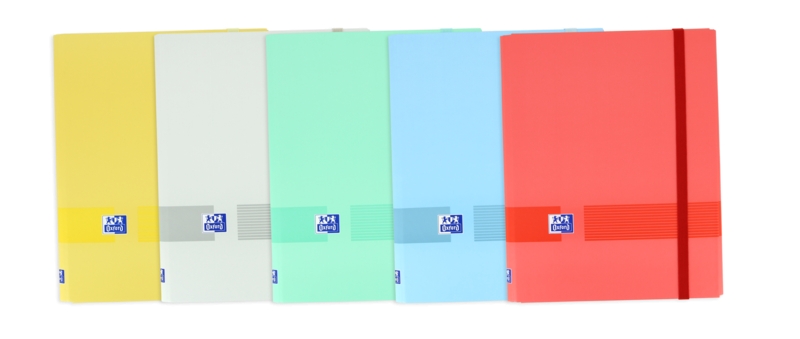 Oxford & You A4+ Cartellina con elastici a 3 alette - Copertina extra resistente - Dorso da 20 mm - Ideale per organizzare documenti - Colori assortiti