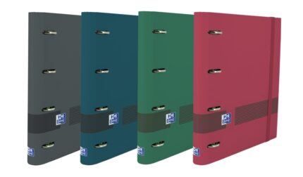 Oxford & You A4+ Europeanbinder - Copertina estraibile - Dorso 45 mm - Anelli 4Dx35 mm - Ricarica 5x5 - Lavagna Write & Erase - Riga con indici rimovibili