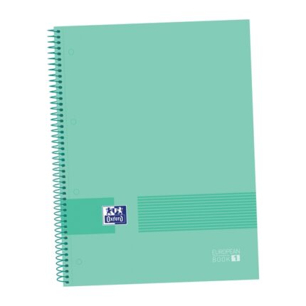 Oxford & You A4+ Europeanbook - Copertina a strappo - 80 fogli - Colore verde