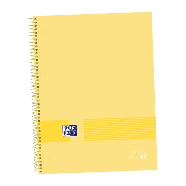 Oxford & You Europeanbook A4+ Copertina rigida - Quaderno da 80 fogli - Formato A4+ - Design Banana