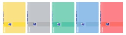 Oxford & You Openflex Write&Erase A4 Quaderno Cucito - Copertina in Plastica Resistente - 1 Riga con 2 Margini - 48 Fogli di Carta di Alta Qualità - Colori Assortiti