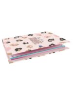 Oxford Animal Print Europeanbinder A4+ Raccoglitore ad anelli 4D 35 mm con ricambio 5x5 - Dorso da 45 mm - Copertina a strappo con chiusura elastica - 3 diversi design - immagine 5