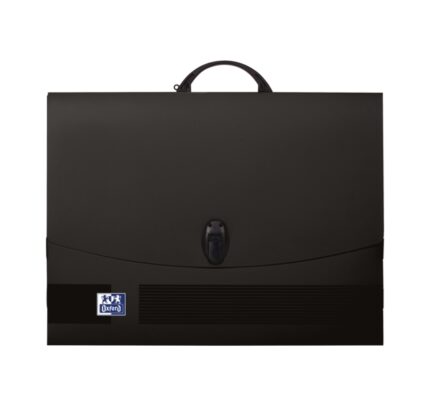 Cartella da disegno Oxford A3 con chiusura e manico nero - Formato A3 - Chiusura sicura - Manico resistente - Design elegante