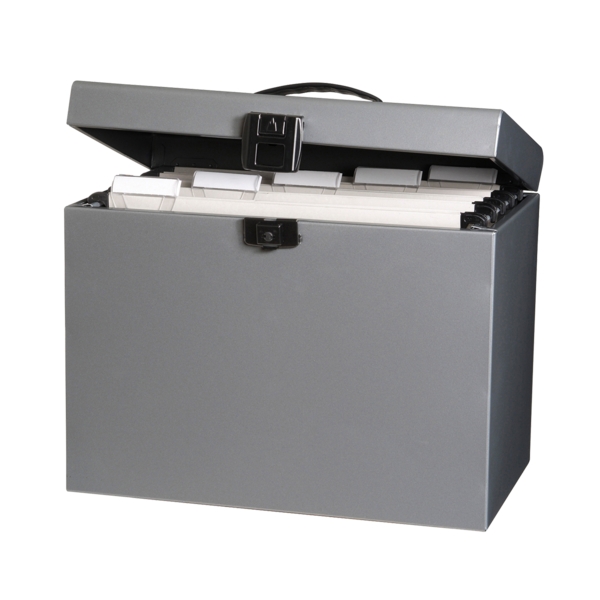 Oxford Class N' Go Classic Valigetta in metallo per cartelle sospese A4 - Resistente e durevole - 220x295x370 mm - Ideale per organizzare i documenti - Pratica e funzionale