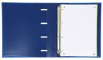 Oxford Europeanbinder Classic A4+ Raccoglitore ad anelli con ricambio a quadretti 5x5 - Copertina extra spessa - Chiusura con elastico - Colore blu navy - immagine 2