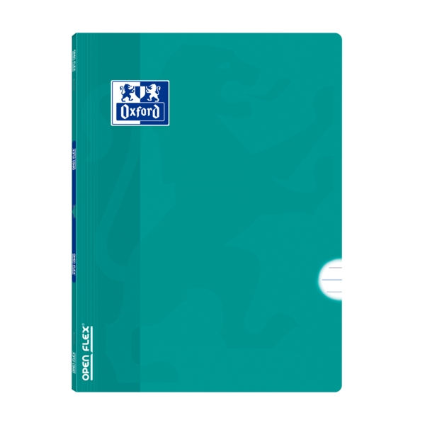 Quaderno rilegato Oxford Openflex A4 - Copertina in plastica resistente - Rilegato per una maggiore durata - 1 riga con margine per l'organizzazione - 48 fogli di carta di alta qualità