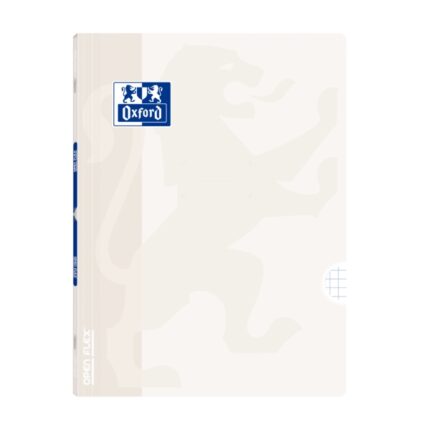 Quaderno rilegato Oxford Openflex A4 - Copertina in plastica resistente - Rilegato per una maggiore durata - Griglia 4x4 con margine per organizzare gli appunti - 48 fogli di carta bianca di alta qualità