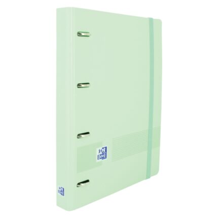 Oxford Live & Go A4+ Polyfoam Europeanbinder - Dorso da 45 mm - Anelli 4Dx35 mm - Include ricambio 5x5 - Colore verde
