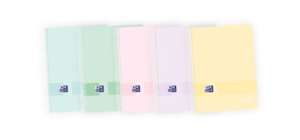 Oxford Live & Go Europeanbook A4+ - Copertina in plastica - 8 colori pastello - 160 fogli - Organizzazione e stile in un unico prodotto