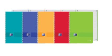 Oxford Live&Go Europeanbook 1 - Copertina in plastica A4+ - 80 fogli - Colori assortiti