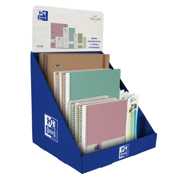 Oxford Nature Espositore da Tavolo Multiprodotto - Include Europeanbooks e Europeanbinder - Matite colorate incluse - Design ecologico e sostenibile - Ideale per organizzare la tua scrivania Oxford Nature Espositore da Tavolo Multiprodotto - Include Europeanbooks e Europeanbinder - Matite colorate incluse - Design ecologico e sostenibile - Ideale per organizzare la tua scrivania