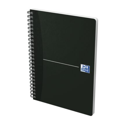 Oxford Office Essentials Quaderno a spirale A5 - Copertina morbida - Doppia spirale - 1 riga - 90 pagine