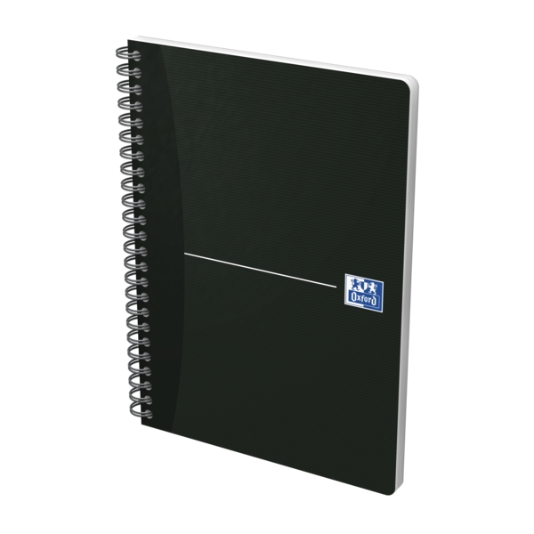 Oxford Office Essentials Quaderno a spirale A5 - Copertina morbida - Doppia spirale - 1 riga - 90 pagine