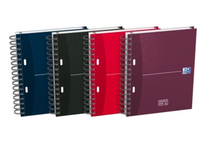 Oxford Office Essentials Europeanbook A5+ Copertina rigida - 100 fogli - Formato 4 5x5 - Colori assortiti