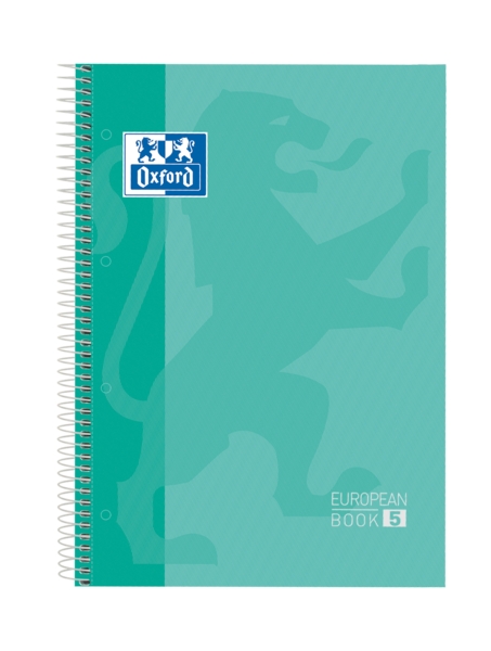 Oxford School Classic A4+ Europeanbook - Copertina rigida - 50% di fogli in omaggio - 5x5 - 120 fogli