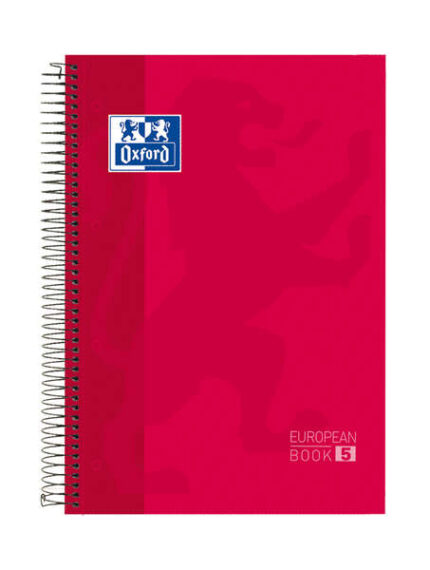 Oxford School Classic A4+ Europeanbook - Copertina rigida - 50% di fogli in omaggio - 5x5 - 120 fogli